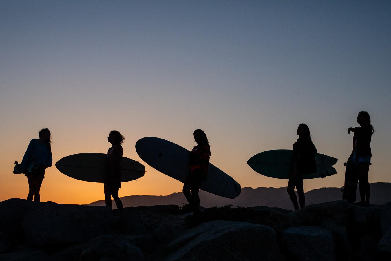 Yoniswell community at sunset